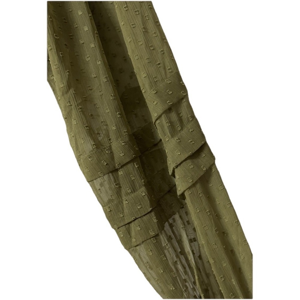 NWT Ann Taylor LOFT Womens Long‎ Sleeve Lined Casual Green Top Shirt Size Large - Picture 11 of 12